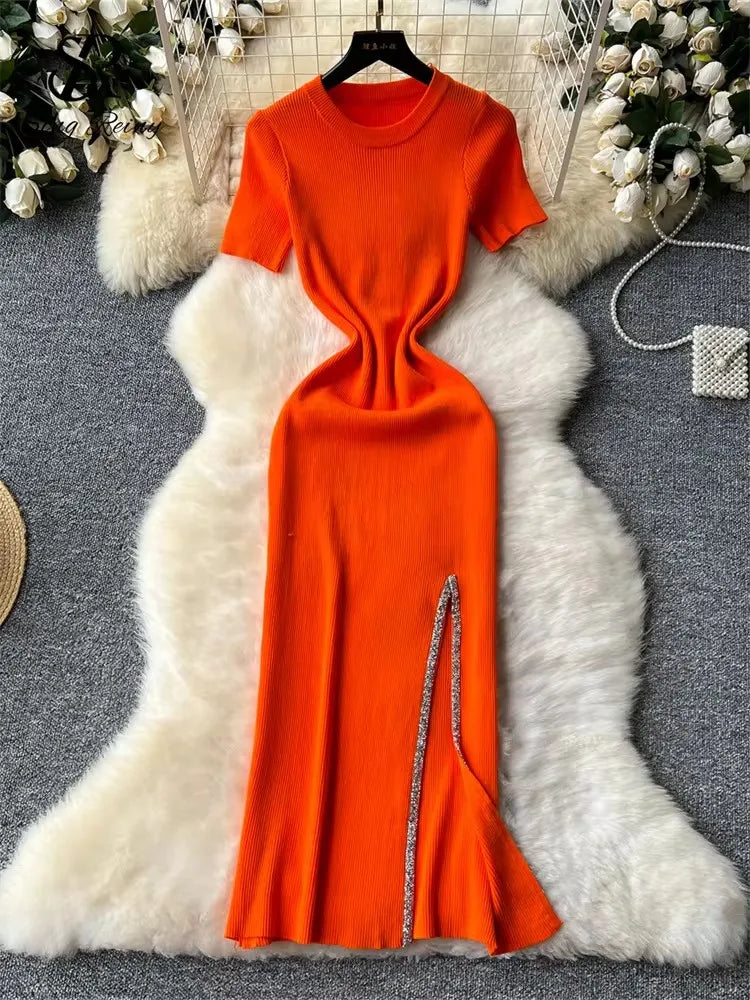 Senior Luxury Slim Dress Ladies