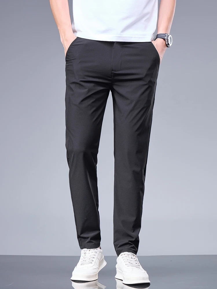 Summer New Business Ice Silk Pants