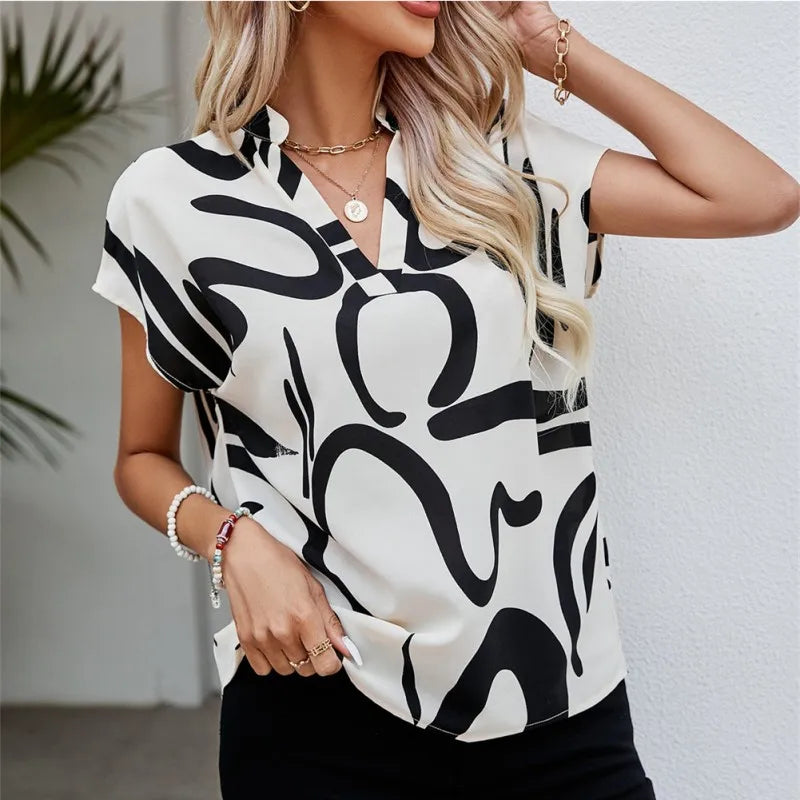 Women Summer Simple Style Blouses