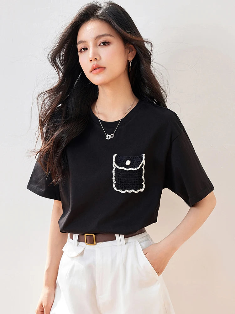 Summer New Short Sleeved Top Women